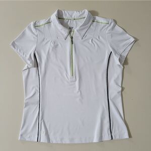 Tail Women's White Short Sleeve Golf Shirt